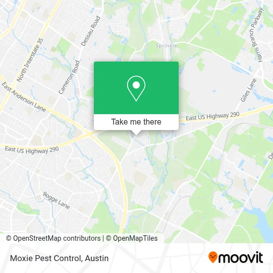 Moxie Pest Control map