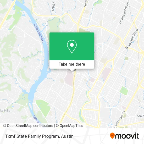 Txmf State Family Program map