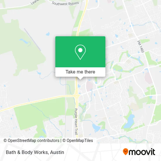 Bath & Body Works map