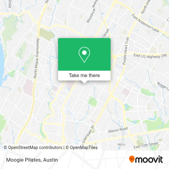 Moogie Pilates map