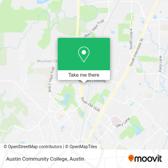 Austin Community College map