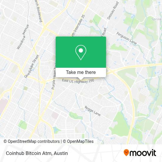 Coinhub Bitcoin Atm map