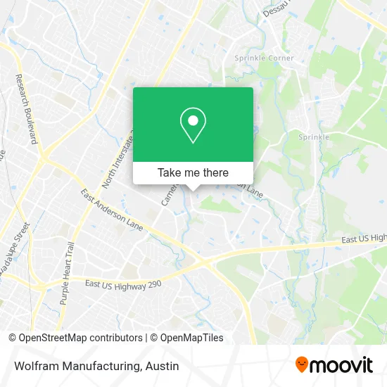 Wolfram Manufacturing map