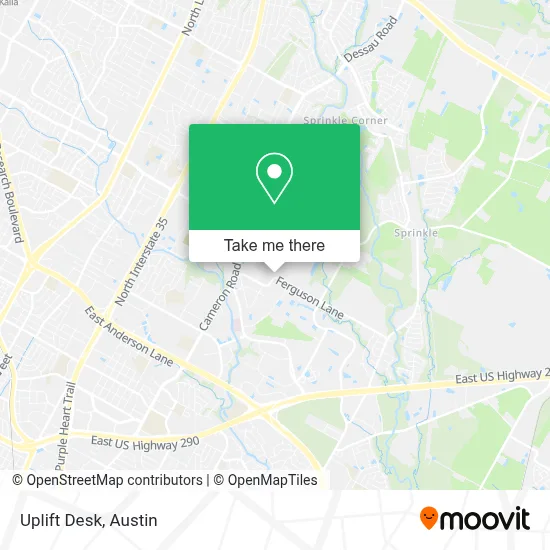 Uplift Desk map