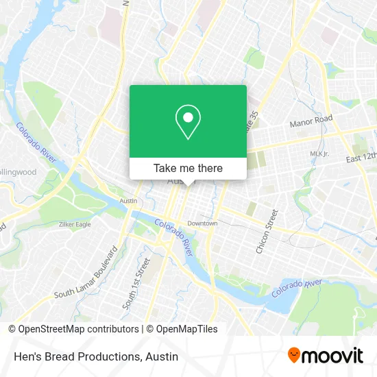 Hen's Bread Productions map