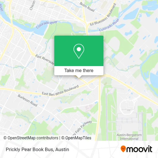 Prickly Pear Book Bus map