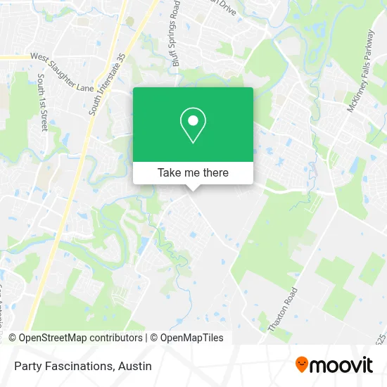 Party Fascinations map