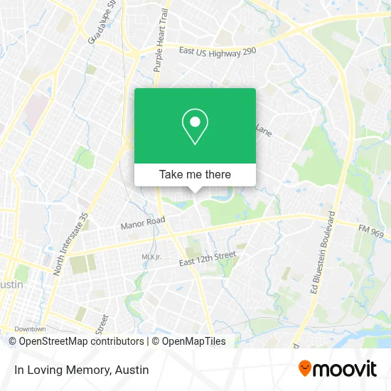 In Loving Memory map