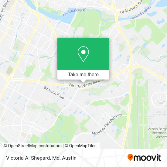 Victoria A. Shepard, Md map