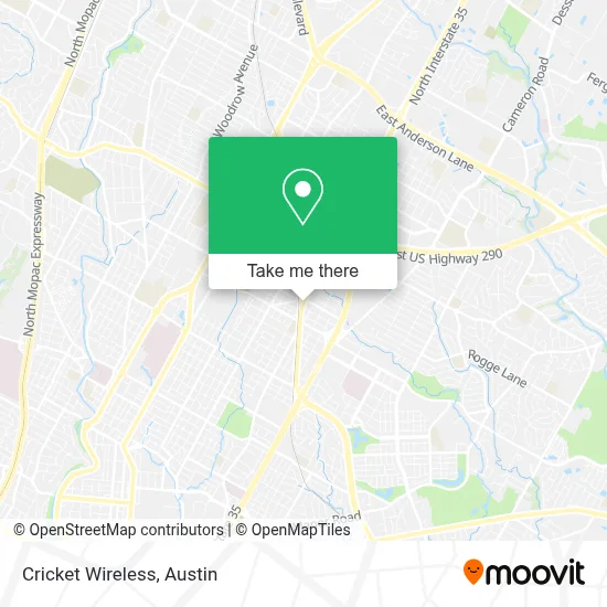 Cricket Wireless map