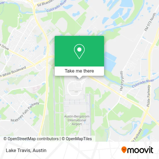 Lake Travis map