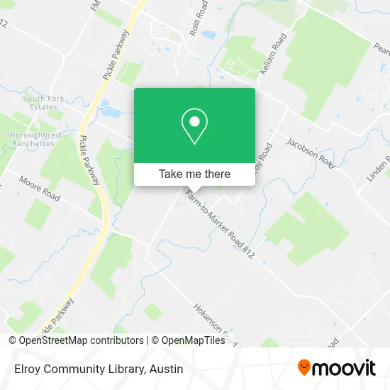 Elroy Community Library map