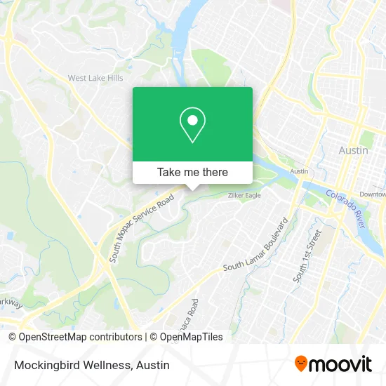 Mockingbird Wellness map