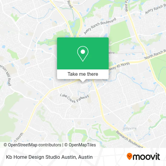 Kb Home Design Studio Austin map