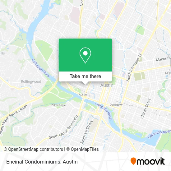 Encinal Condominiums map