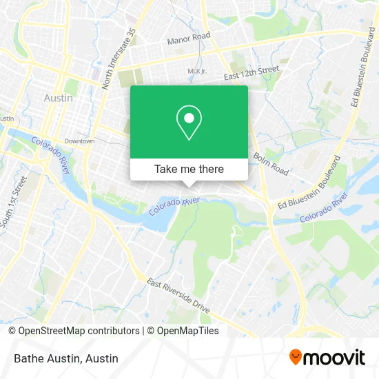 Bathe Austin map