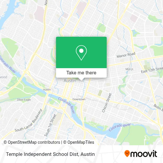 Temple Independent School Dist map