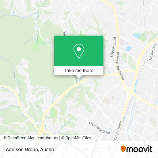 Addison Group map