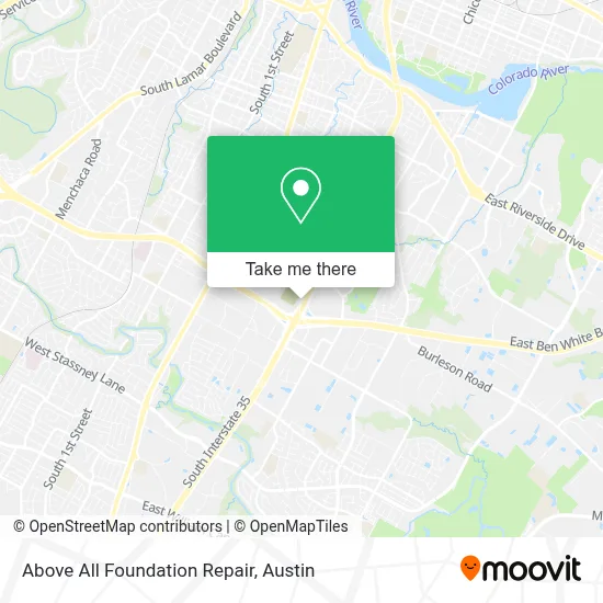 Above All Foundation Repair map