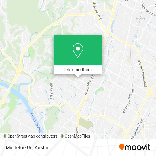 Mistletoe Us map