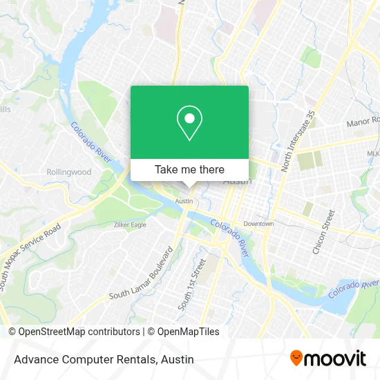 Advance Computer Rentals map