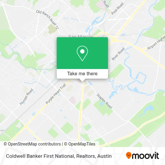Coldwell Banker First National, Realtors map