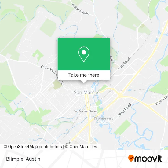 Blimpie map