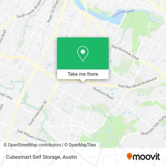 Cubesmart Self Storage map