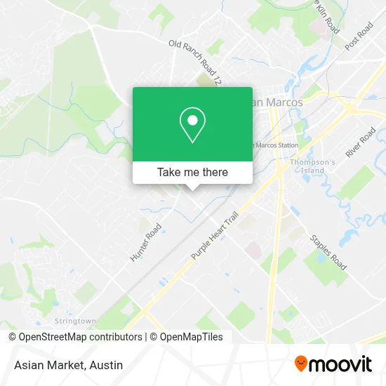 Asian Market map