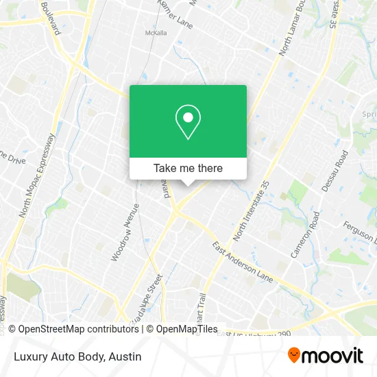 Luxury Auto Body map
