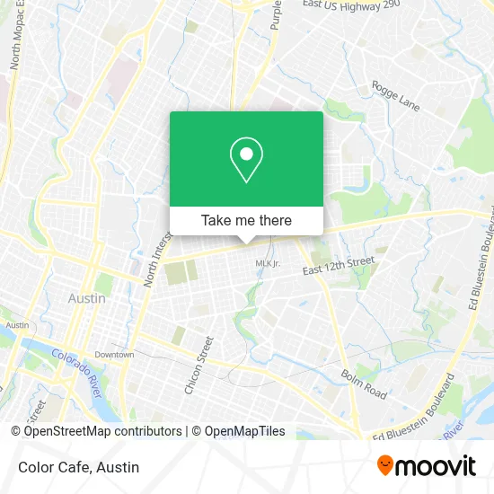 Color Cafe map