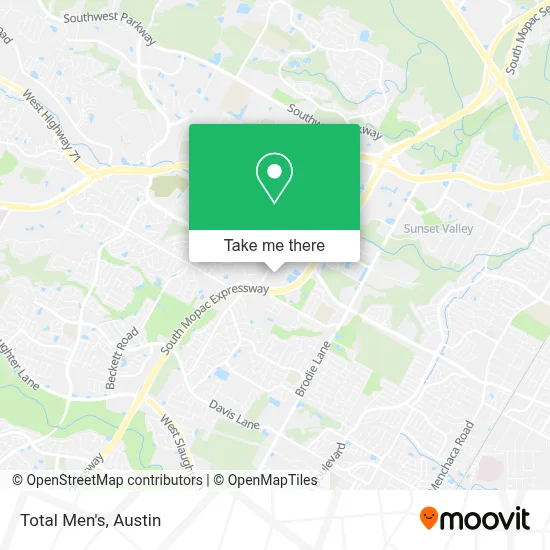 Total Men's map