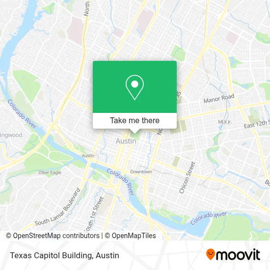 Texas Capitol Building map