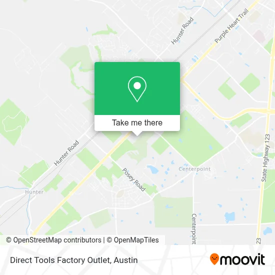 Direct Tools Factory Outlet map