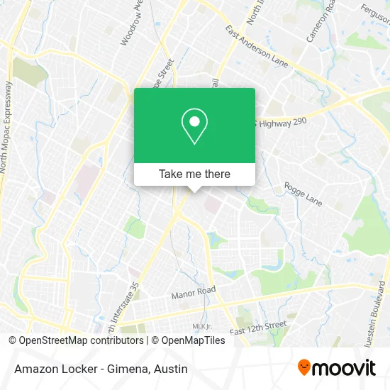Amazon Locker - Gimena map
