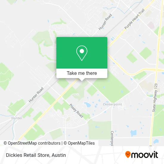 Dickies Retail Store map