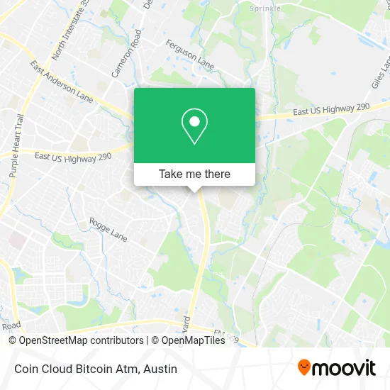 Coin Cloud Bitcoin Atm map