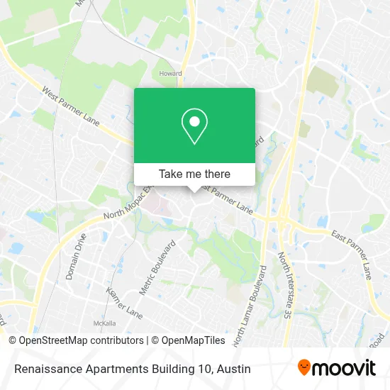 Renaissance Apartments Building 10 map