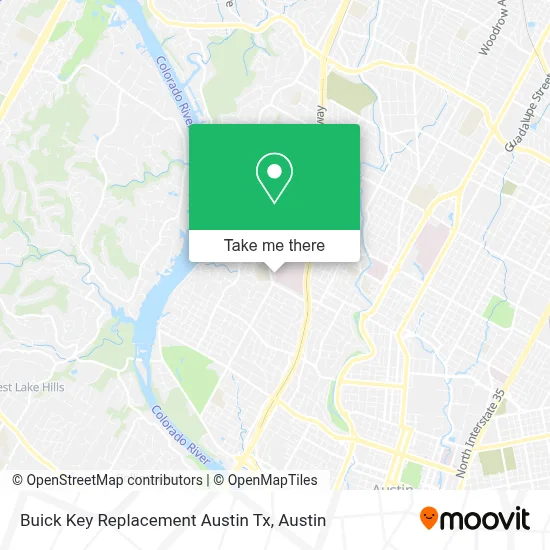 Buick Key Replacement Austin Tx map