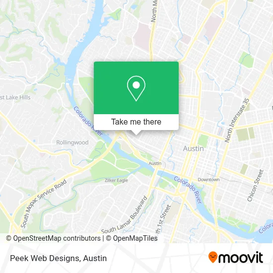 Peek Web Designs map