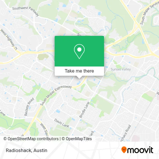 Radioshack map