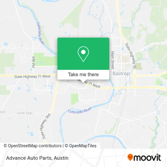 Advance Auto Parts map