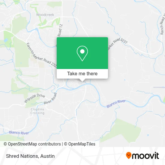 Shred Nations map