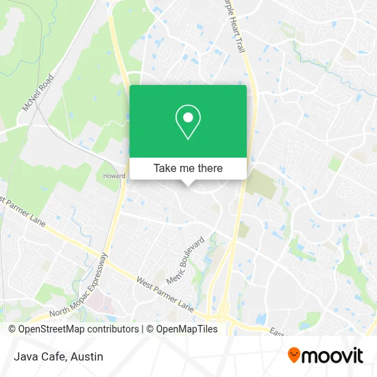 Java Cafe map