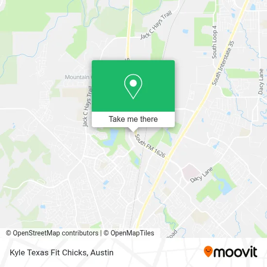Kyle Texas Fit Chicks map