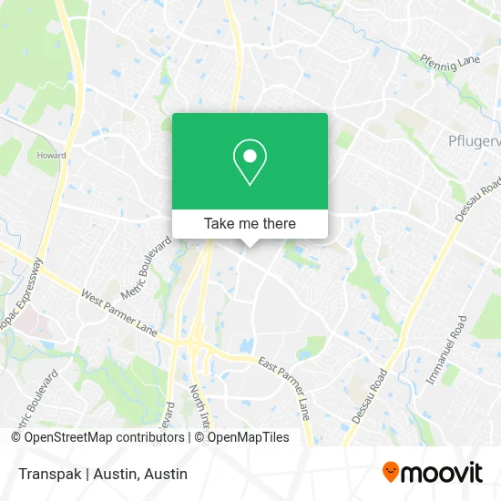 Transpak | Austin map