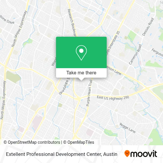 Extellent Professional Development Center map