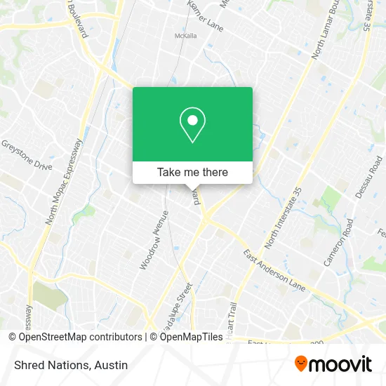 Shred Nations map