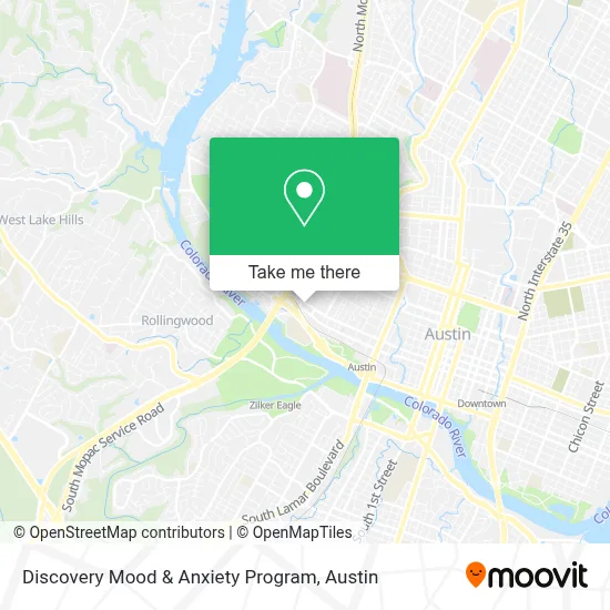 Discovery Mood & Anxiety Program map
