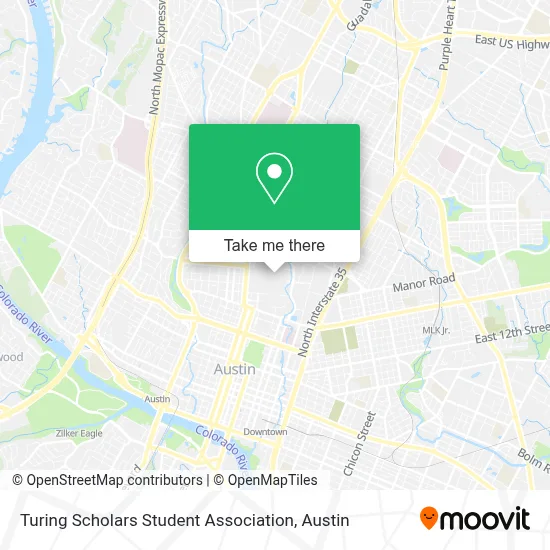 Turing Scholars Student Association map